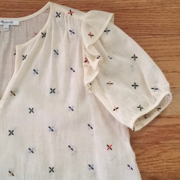 Madewell Embroidered Gazebo Top - Picture 2 of 3